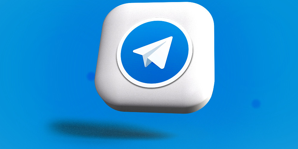 Telegram 3D Logo